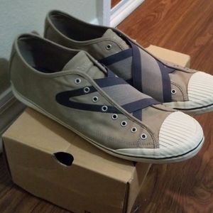 Tretorn Skymra canvas unisex slip on size 13